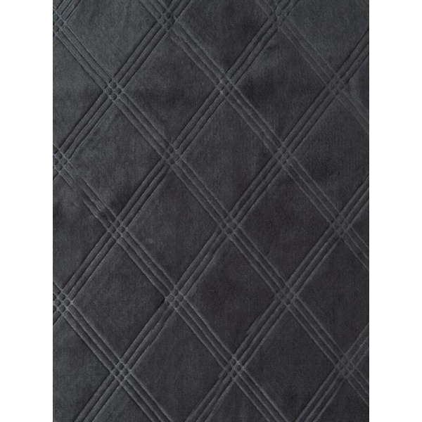 Плед Texrepublic Elite Клетка фланель 150x200 см темно-серый