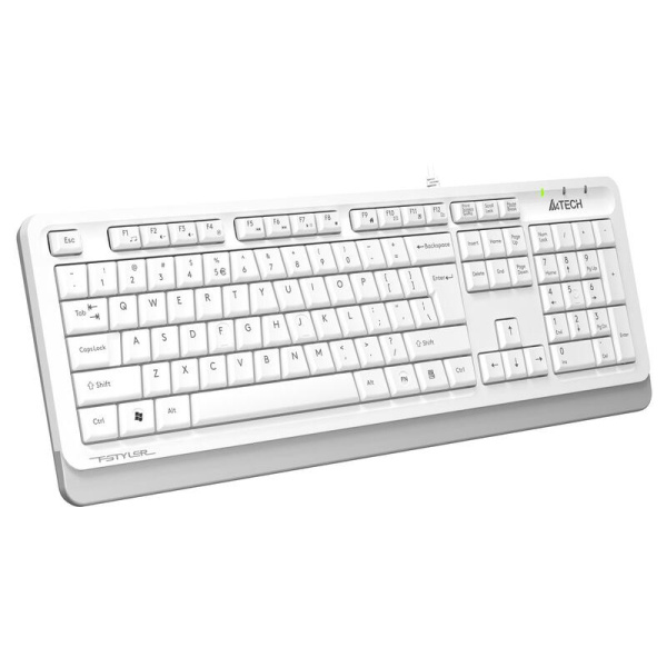 Клавиатура проводная A4Tech Fstyler FKS10 White