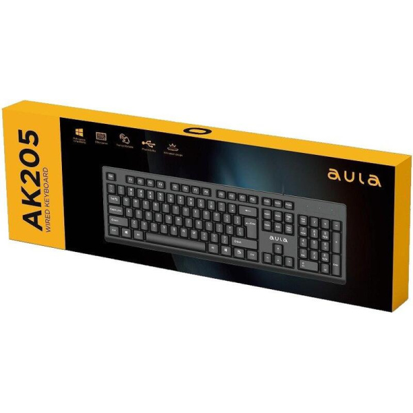 Клавиатура проводная Aula AK205 (80002906)