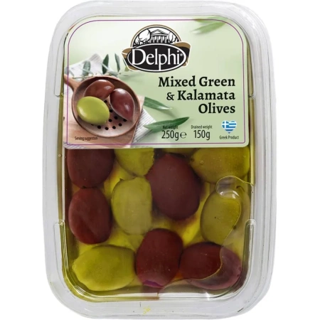 Оливки Delphi с косточкой в рассоле 250 г