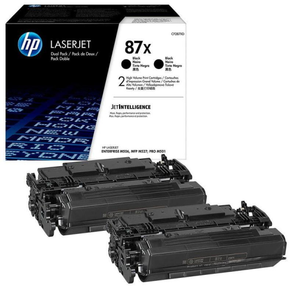 Картридж лазерный HP 87X CF287XD черный оригинальный повышенной емкости