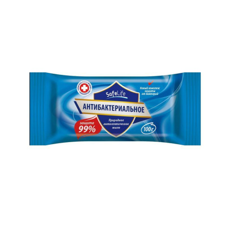 Мыло туалетное SafeLife антибактериальное 100 г
