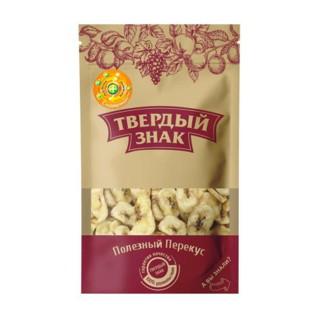 Банановые чипсы Твердый знак 150 г