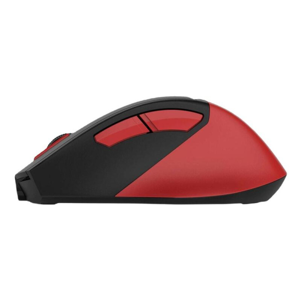 Мышь беспроводная A4Tech Fstyler FG45CS Air красная/черная
