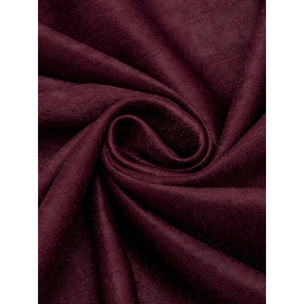 Комплект штор Amore Mio Однотонный софт 42002-048 (2 портьеры 150x270  см) бордовый