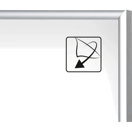 Рамка Attache 30х42 см металлический багет 9 мм серебристая