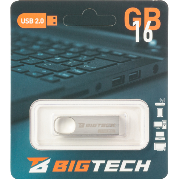 Флешка USB 2.0 16 ГБ BigTech (UFD006)
