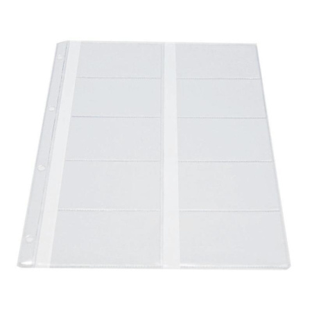 Папка файл-вкладыш А4 10шт/уп для визиток 120мкм 1970/4