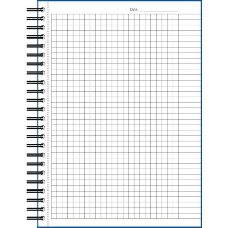 Бизнес-тетрадь Attache Selection LightBook А5 100 листов синяя в клетку на спирали (160х204 мм)