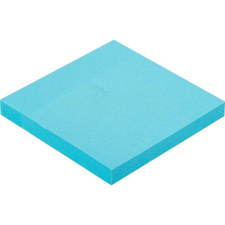 Стикеры клейкие Attache Selection 76x76 мм голубые неоновые 100 листов