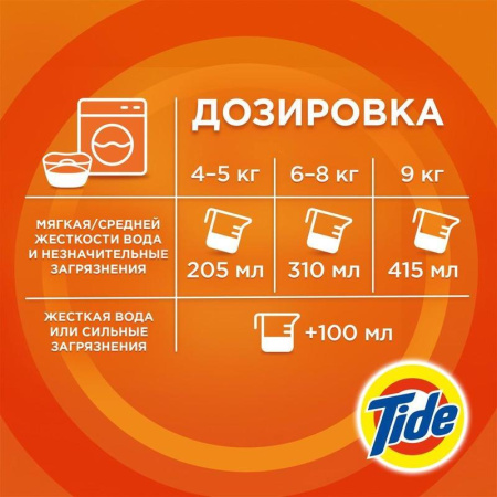 Порошок стиральный автомат Tide Color для цветного белья 12 кг
