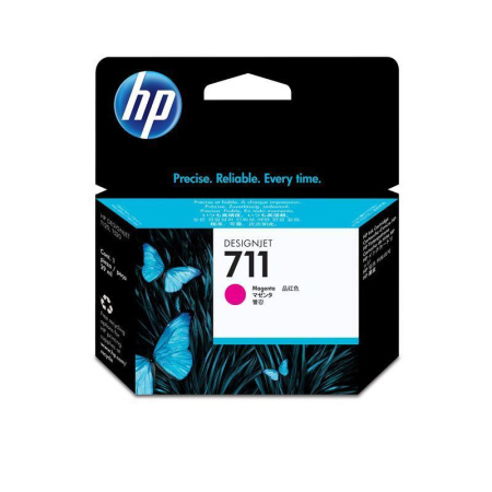 Картридж HP 711 CZ131A пурпурный