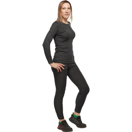 Термолеггинсы Comazo женские Activ-25 трикотаж полиэстер темно-серые с  начесом (размер 46, рост 170)