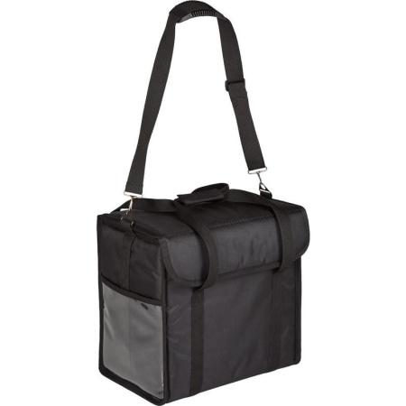 Термосумка для обедов оксфорд черная 35х25х35 см