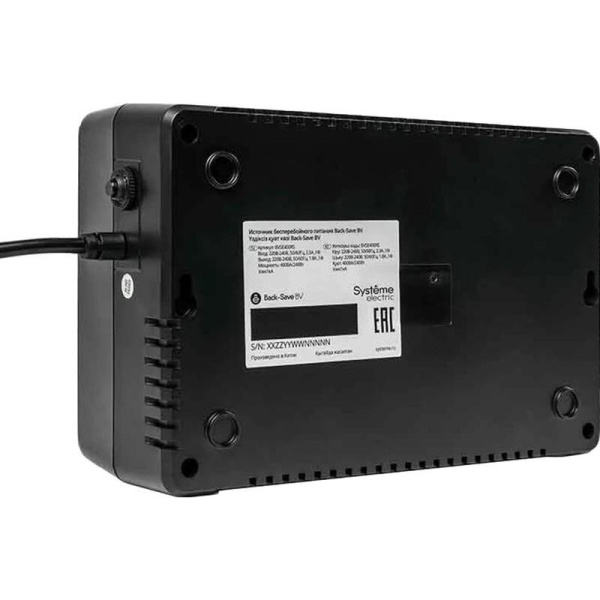 Источник бесперебойного питания Systeme Electric Back-Save BV 600 ВА  (BVSE600RS)