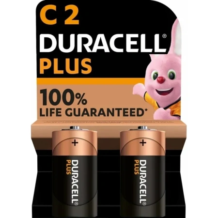 Батарейка C LR14 Duracell (2 штуки в упаковке)
