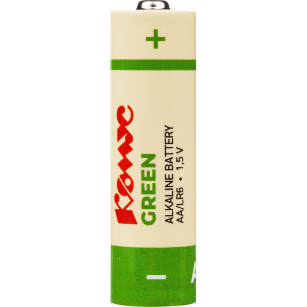 Батарейка AA пальчиковая Комус Green (8 штук в упаковке)