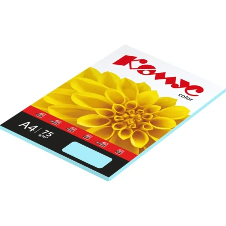 Бумага цветная для печати Комус Color океан пастель (А4, 80 г/кв.м, 50  листов)