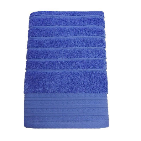 Полотенце махровое Страйп 50х90 см 500 г/кв.м синее
