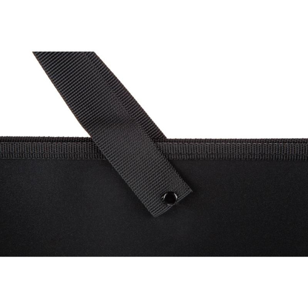 Папка-портфель пластиковая Deli А3 черная (440x350x35 мм, 1 отделение)
