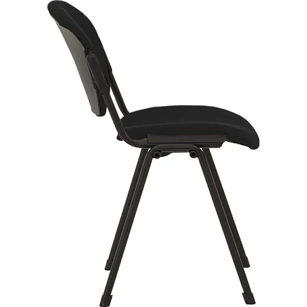 Стул офисный черный (ткань, металл)