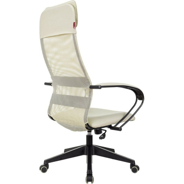 Кресло для руководителя Easy Chair 655 TPU бежевое (сетка/экокожа,  пластик)