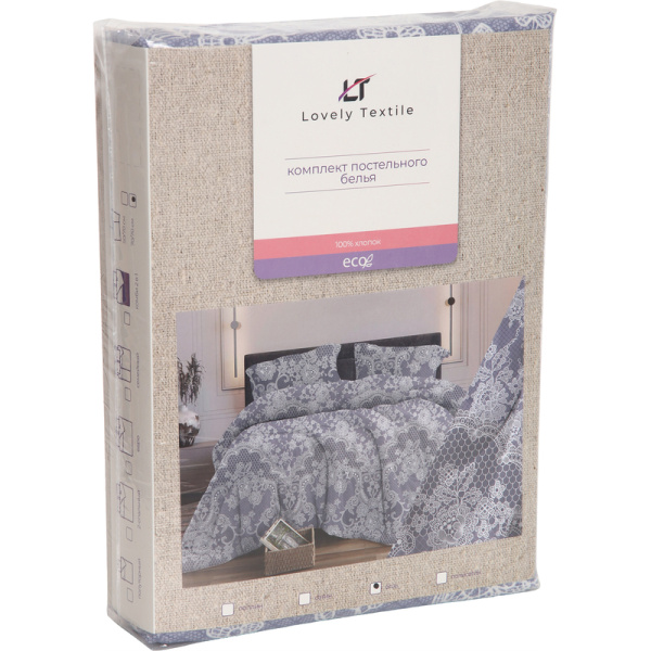 Постельное бельё Lovely textile Мадлен (1.5-спальное, бязь)