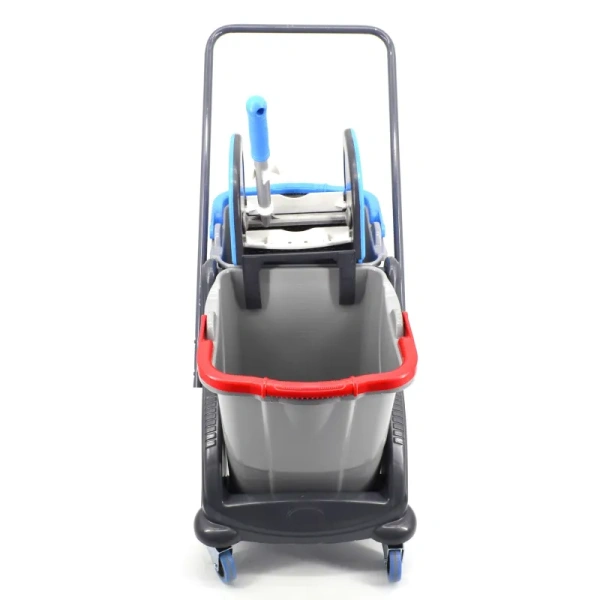 Тележка уборочная A-VM CK750-Grey 2-ведерная с отжимом 2x25 л
