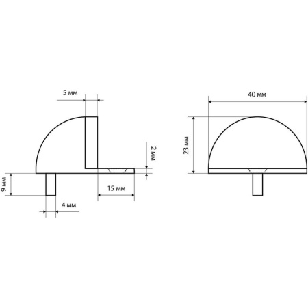Фиксатор ограничитель Стандарт 8185 CP