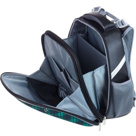 Ранец Комус Класс Basic Лисичка зеленый с двумя отделениями