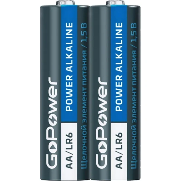 Батарейка AA пальчиковая GoPower Super Power Alkaline (10 штук в  упаковке)