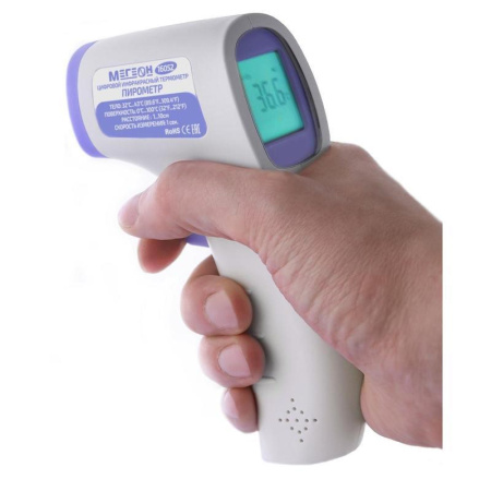 Термометр бесконтактный пирометр МЕГЕОН 16052
