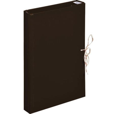 Папка архивная на 4-х завязках Эврика 40 мм (600х700 мм) картон/бумвинил  до 400 листов