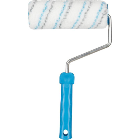 Валик малярный с ручкой TOPFORT Blue 180 мм полиамид ворс 12 мм