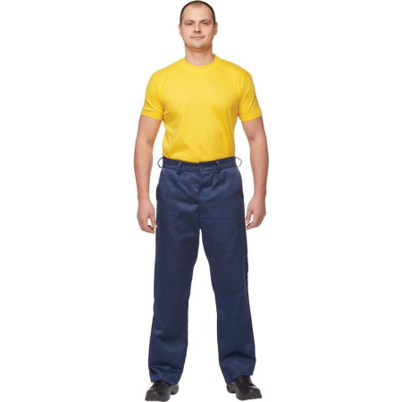 Костюм рабочий летний мужской л16-КБР синий/васильковый (размер 56-58, рост 158-164)