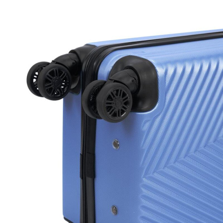 Чемодан Torber Lama 37 литров пластик голубой (T1919S-Blue)