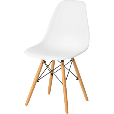 Стул обеденный TetChair Cindy (Eames) 20229 белый (пластик, массив  дерева)