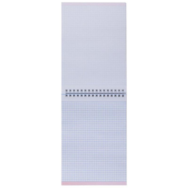 Блокнот Hatber Metallic А6 40 листов серебристый в клетку на спирали (105x148 мм)