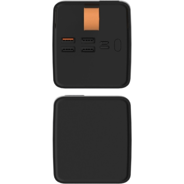 Внешний аккумулятор (power bank) Pero  PB10 60000 мАч черный  (4673759570184)
