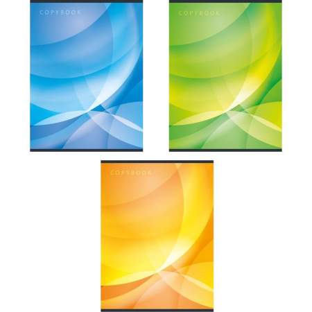 Тетрадь общая Attache Сфера A4 96 листов в клетку на скрепке (обложка в ассортименте)