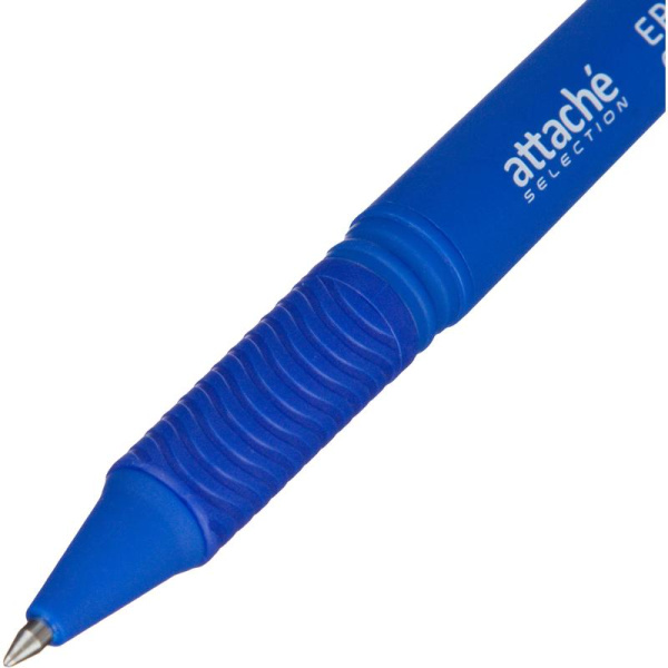 Ручка гелевая со стираемыми чернилами Attache Selection синяя (толщина  линии 0.5 мм)