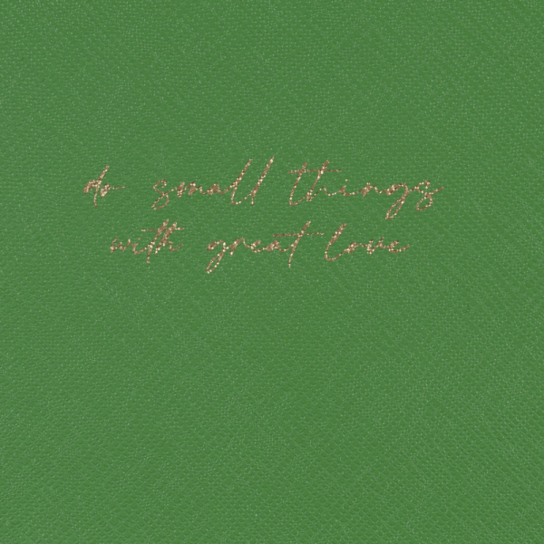 Ежедневник недатированный Attache Do small things зеленый А5 136 листов  (130x210 мм)