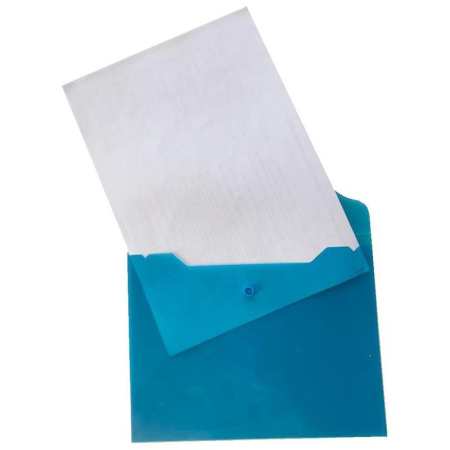 Папка-конверт на кнопке Attache A5 120 мкм (10 штук в упаковке)