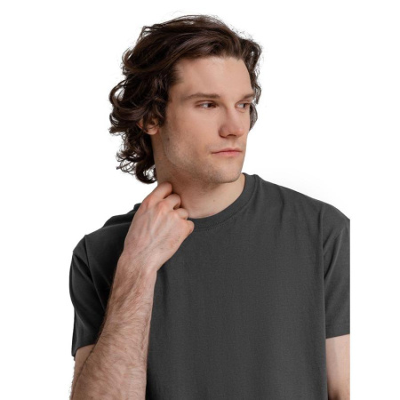 Футболка темно-серая Imperial 190 короткий рукав 100% хлопок размер L  (52-54)