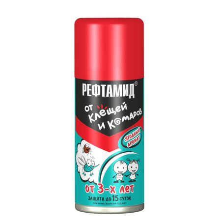 Средство от насекомых Рефтамид Baby от комаров и клещей