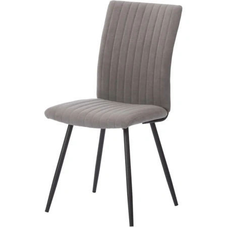 Стул обеденный Комус Мебель Fresno серый (ткань, металл)