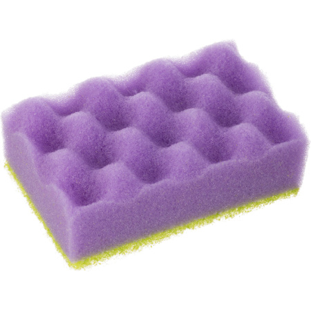 Губки для мытья посуды Qualita Bubble Effect поролоновые 175x95x65 мм (5 штук в упаковке)