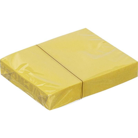 Стикеры Гознак 38x51 мм пастельные желтые (1 блок, 100 листов)