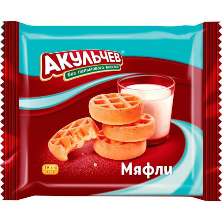 Вафли Мяфли Акульчев 125 г Вафли Мяфли Акульчев 125 г