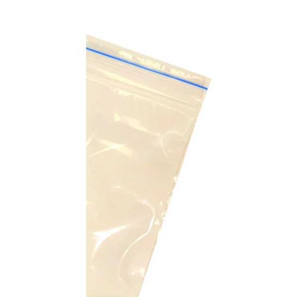 Пакет с замком zip-lock ПВД прозрачный 10x15 см 60 мкм (100 штук в  упаковке)